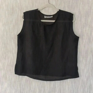 Brenda Brown Whimsigoth Sheer Tank Edgy Blouse Vintage Punk